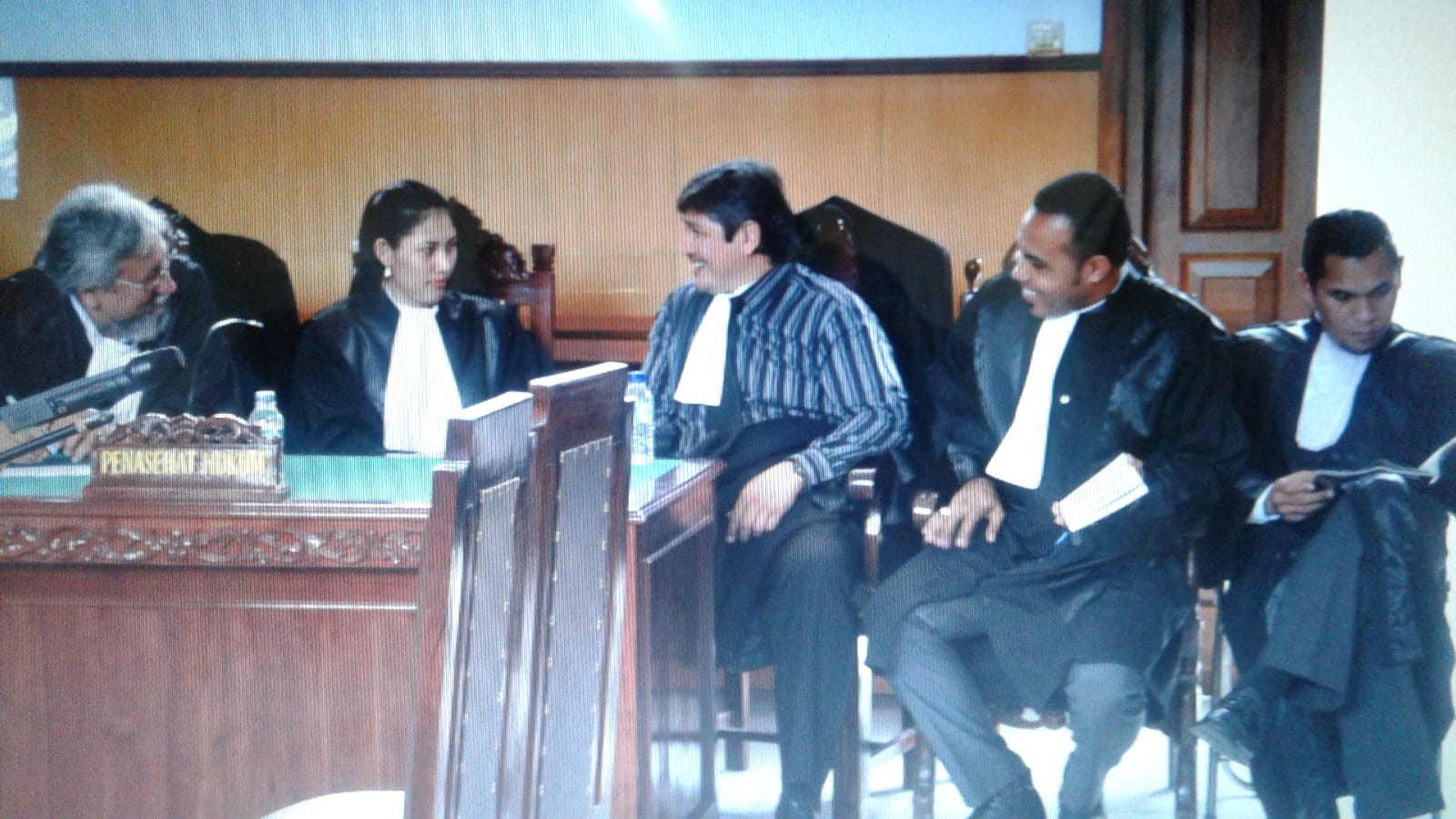 Menjadi Penasihat Hukum bersama Juan Felix Tampubolon, Rocky Awang Datu terkait dugaan Eksekutor Nasarudin Kasus Antasari KPK 2009 di Pengadilan Negeri Tangerang